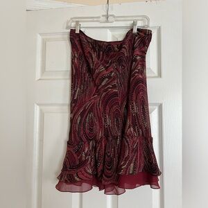 The Limited patterned skirt, size 10